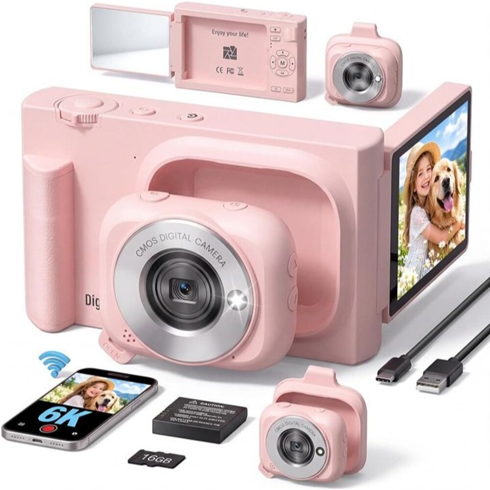 Digital Camera with Detachable Mini Camera - Picture 1 of 9